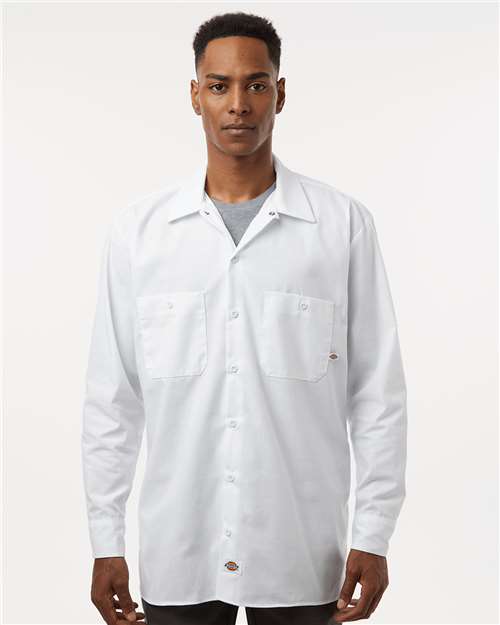 Dickies L535 White — on model front
