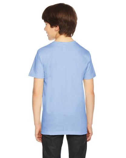 Youth Fine Jersey Short-Sleeve T-Shirt - Baby Blue