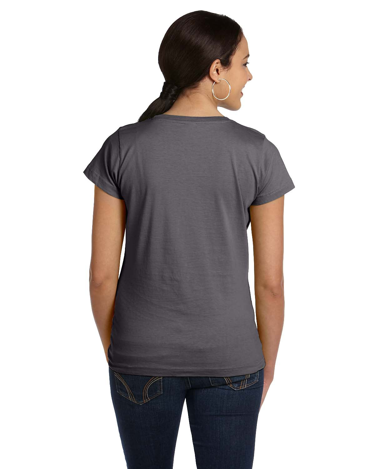 Women's Fine Jersey T-Shirt - Charcoal
