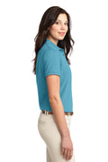 Women's Silk Touch Polo - Maui Blue