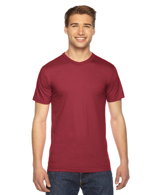 Unisex Fine Jersey Short-Sleeve T-Shirt - Cranberry