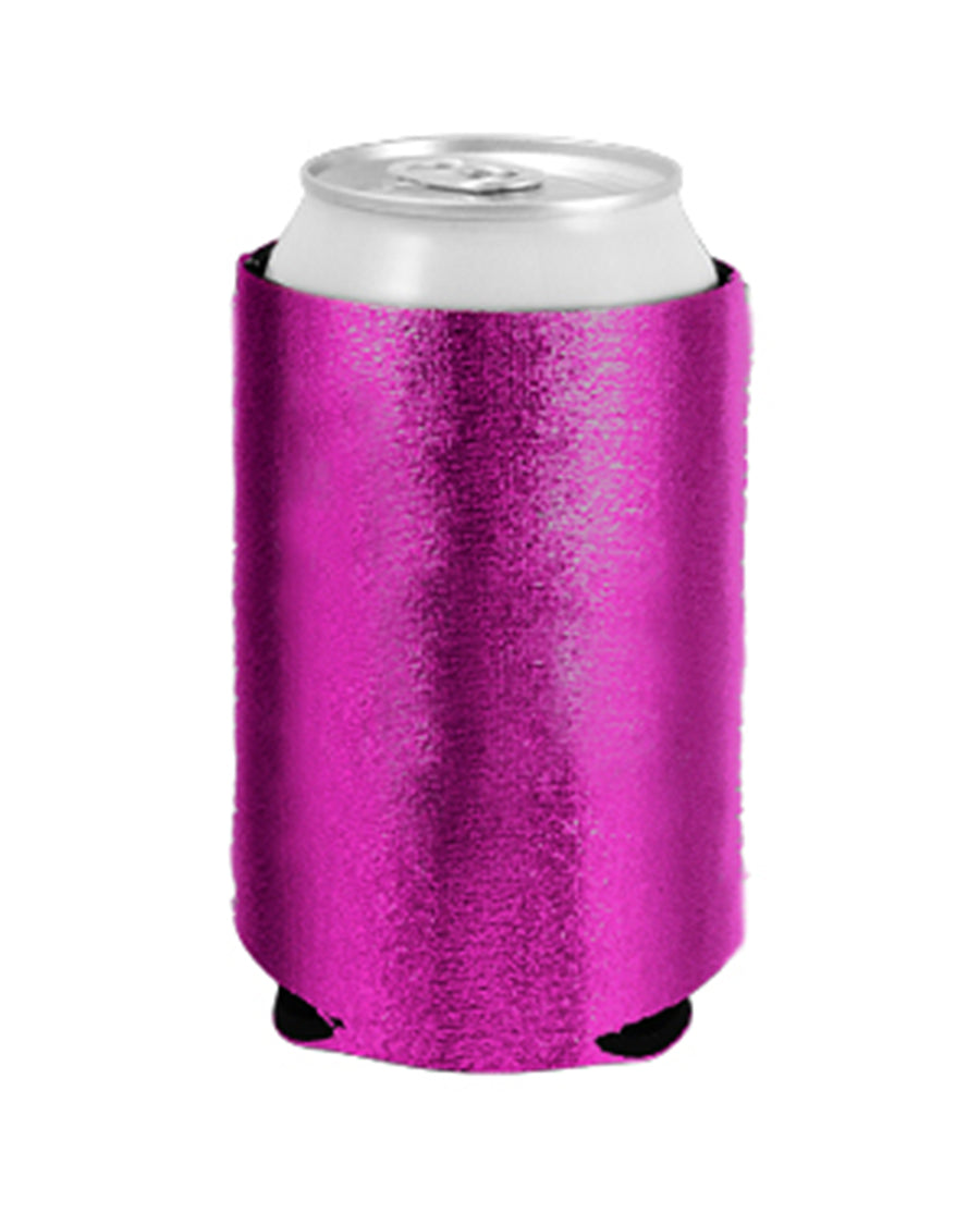 Neoprene Can Holder - Metallic Pink