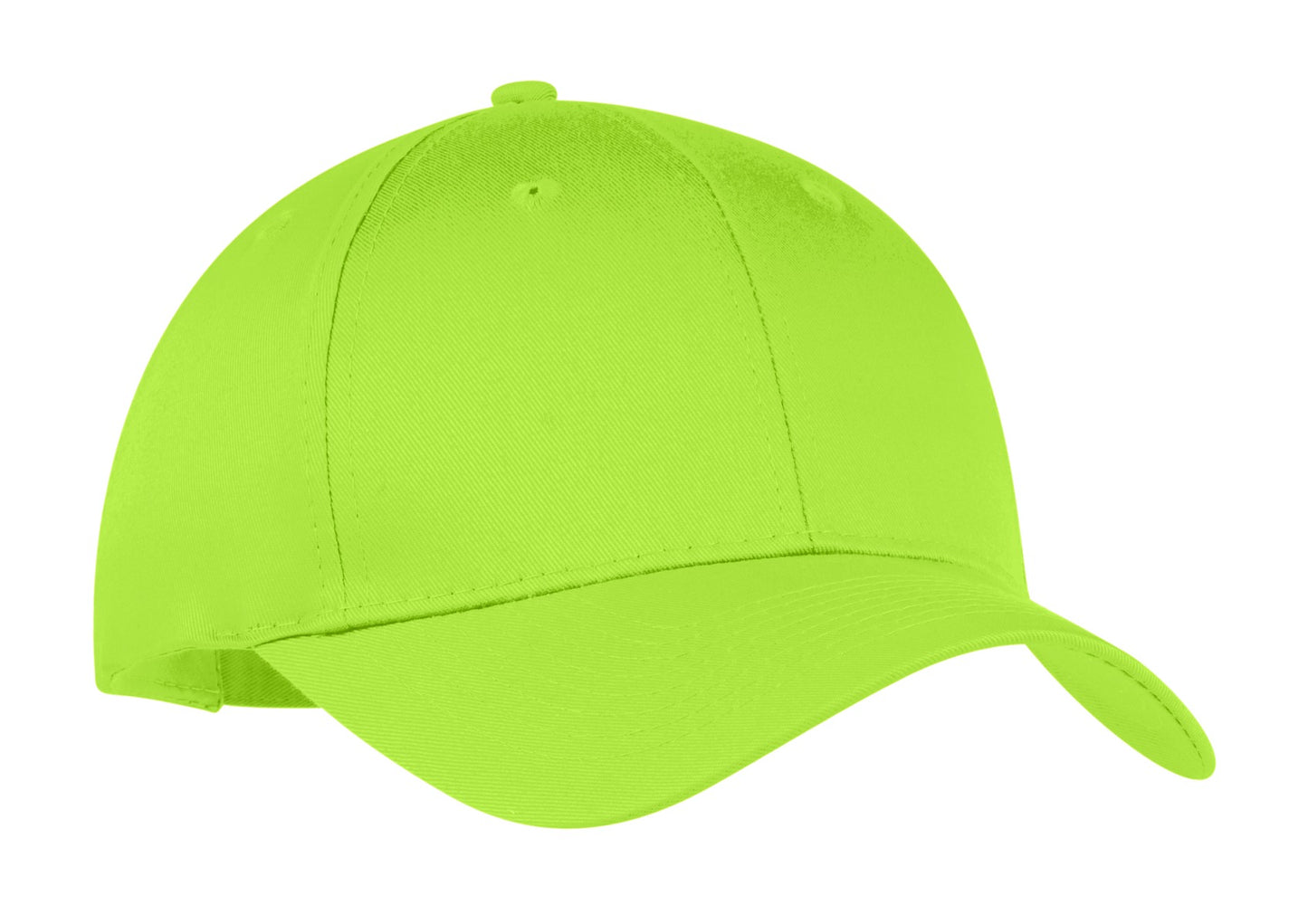 Six-Panel Twill Cap - Lime