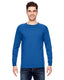 Bayside BA6100 - Unisex 100% Cotton Long Sleeve T-Shirt - Royal