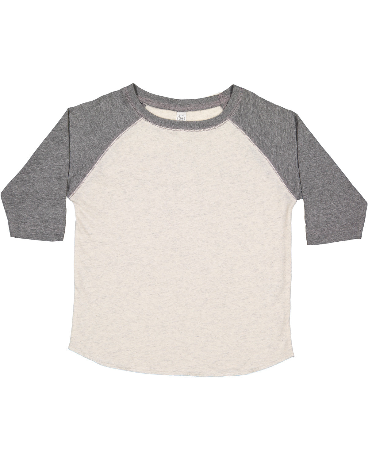 Toddler Baseball T-Shirt - Natural Heather / Gran Heather