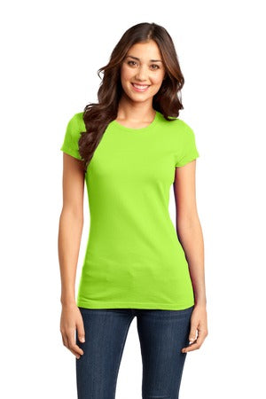 Women's Fitted Very Important Tee - Lime Shock