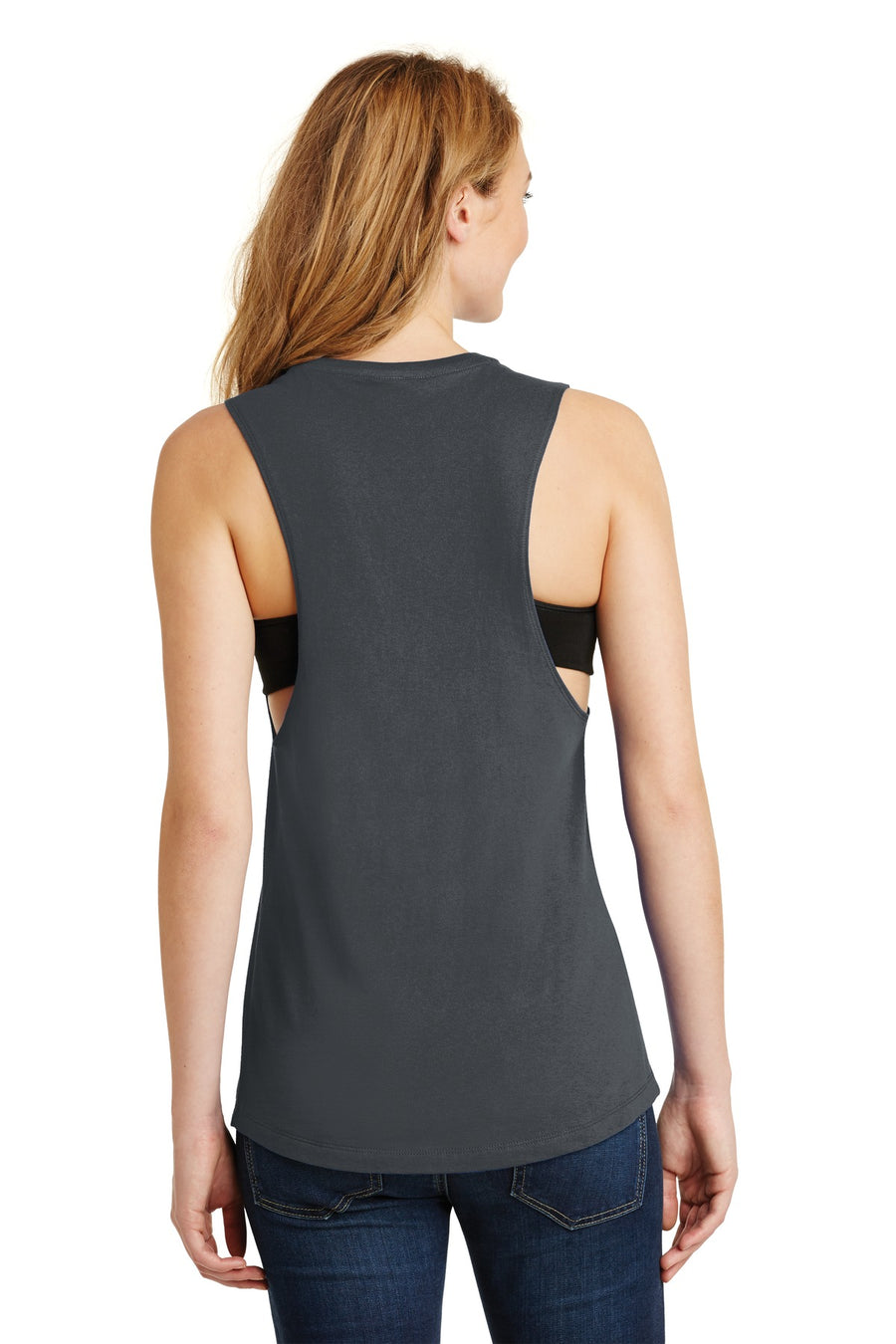 Women's Fitted V.I.T. Festival Tank - Charcoal