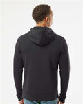 Next Level 9302 Heather Black — on model back