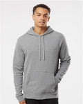 Next Level 9302 Heather Grey — on model front