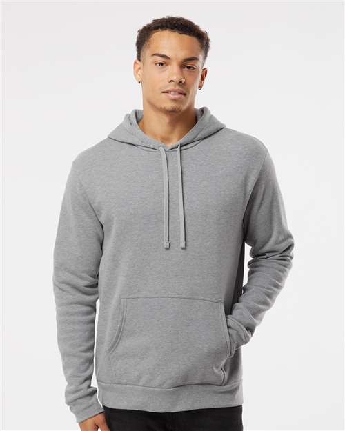 Next Level 9302 Heather Grey — on model front