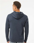 Next Level 9302 Heather Midnight Navy — on model back