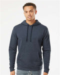 Next Level 9302 Heather Midnight Navy — on model front