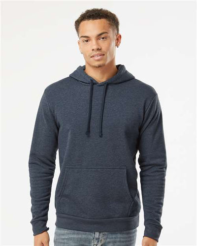 Next Level 9302 Heather Midnight Navy — on model front