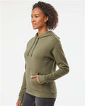 Next Level 9302 Heather Military Green — on model side