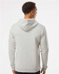 Next Level 9302 Oatmeal — on model back