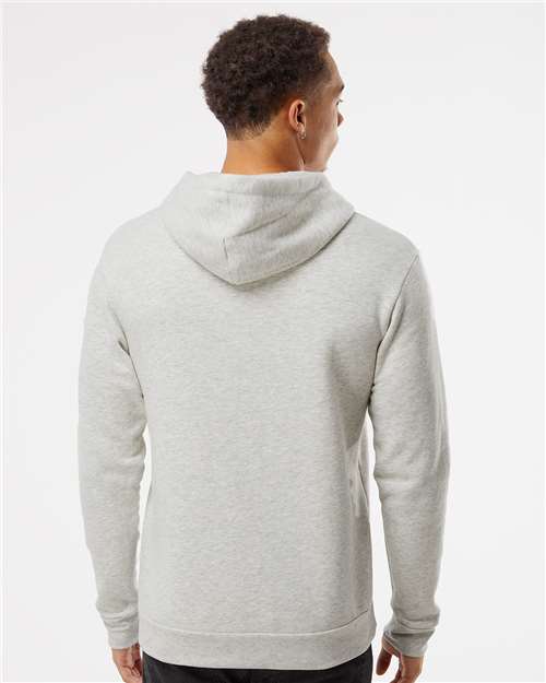 Next Level 9302 Oatmeal — on model back