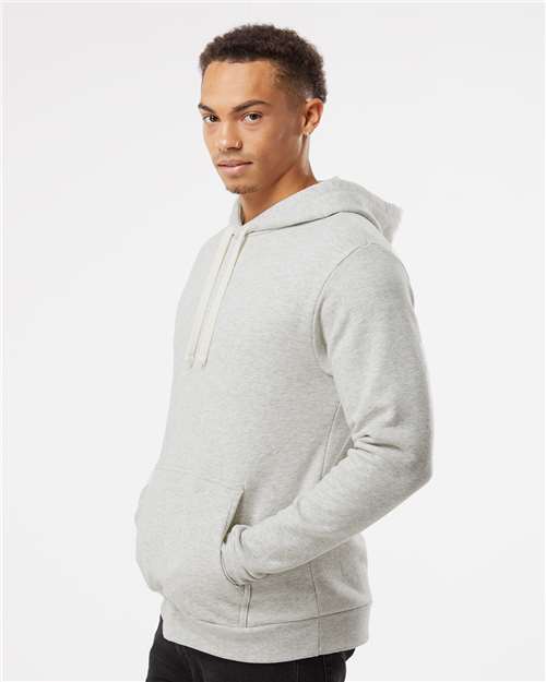Next Level 9302 Oatmeal — on model side