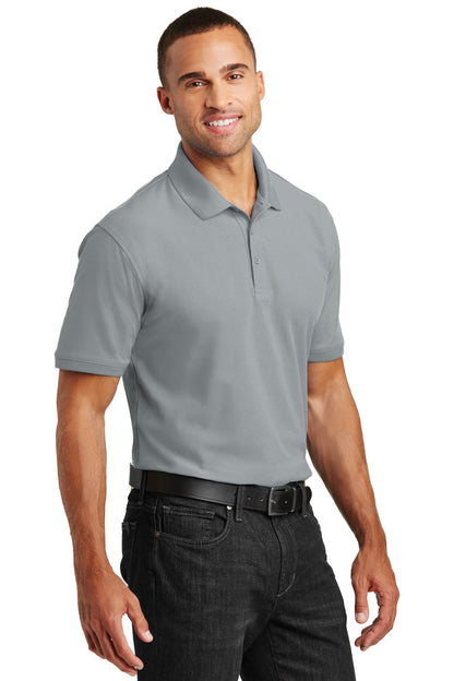 Unisex Core Classic Pique Polo - Gusty Gray