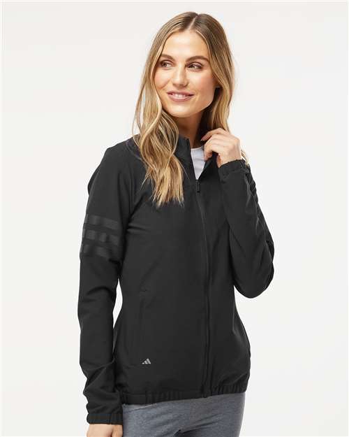 Adidas A268 Black/ Black — on model front
