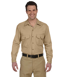Unisex Long-Sleeve Work Shirt - Desert Sand