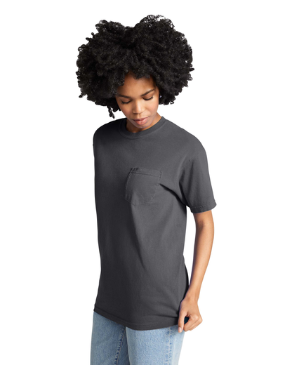 Unisex Heavyweight RS Pocket T-Shirt - Graphite