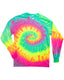 Tie-Dye CD2000 - Unisex 100% Cotton Long-Sleeve T-Shirt - Minty Rainbow
