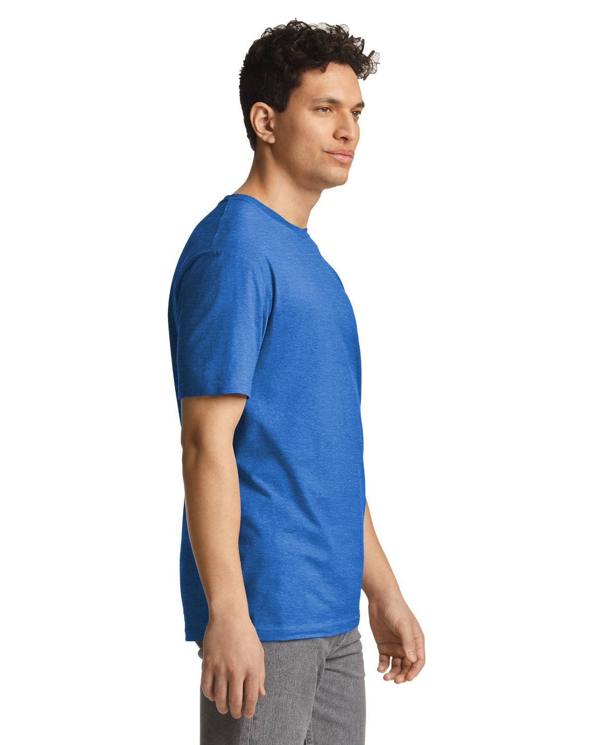 Light Cotton T-Shirt - Heather Royal