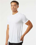 Next Level 6010 White — on model side