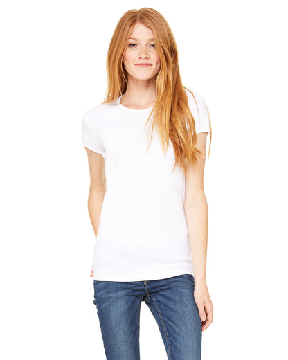 Women's Baby Rib Short-Sleeve T-Shirt - White