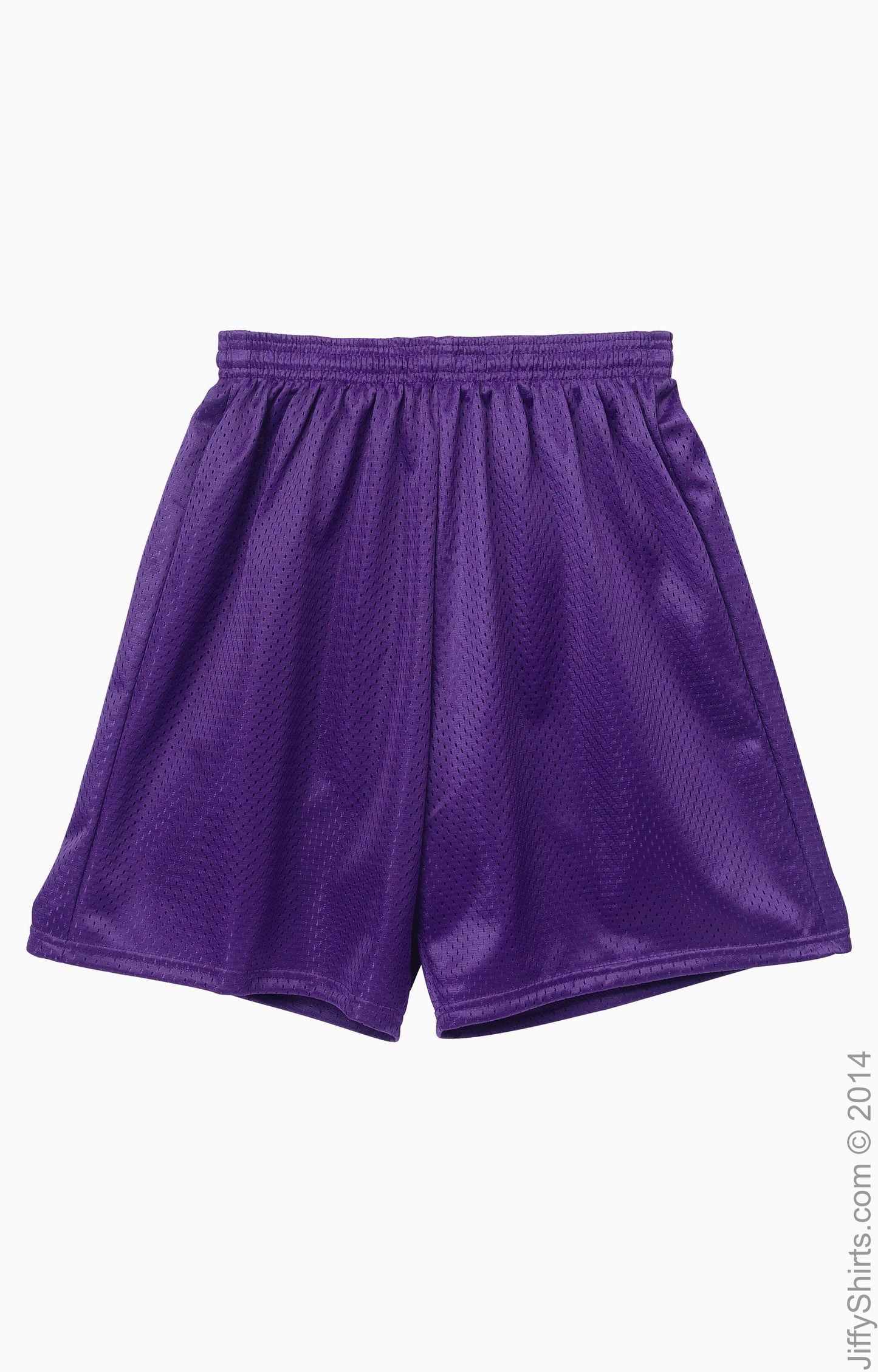 Unisex Seven Inch Inseam Mesh Short - Purple
