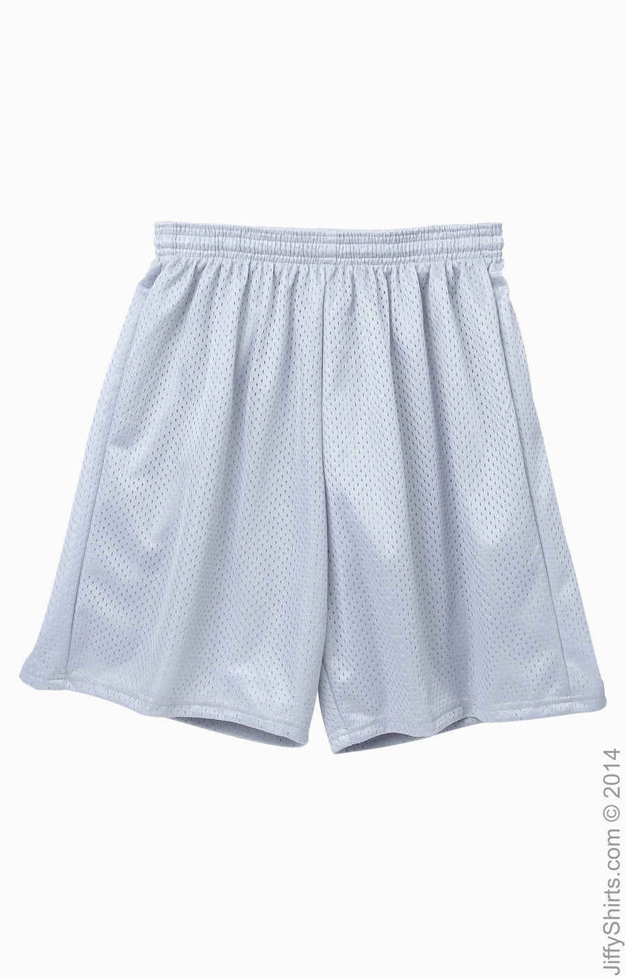Unisex Seven Inch Inseam Mesh Short - Silver
