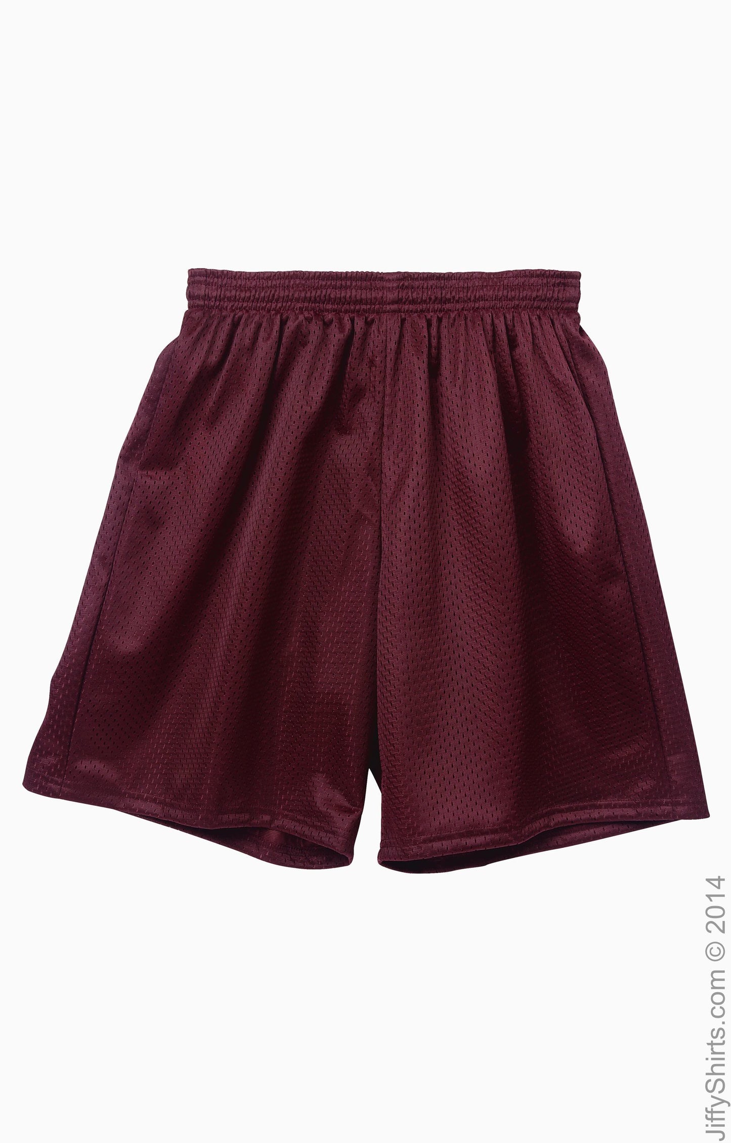 Unisex Seven Inch Inseam Mesh Short - Maroon