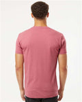 Next Level 6210 Heather Mauve — on model back