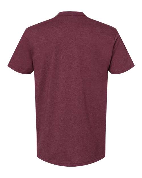 Next Level 6210 Heather Maroon — back