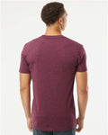 Next Level 6210 Heather Maroon — on model back