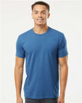 Next Level 6210 Heather Cool Blue — on model front