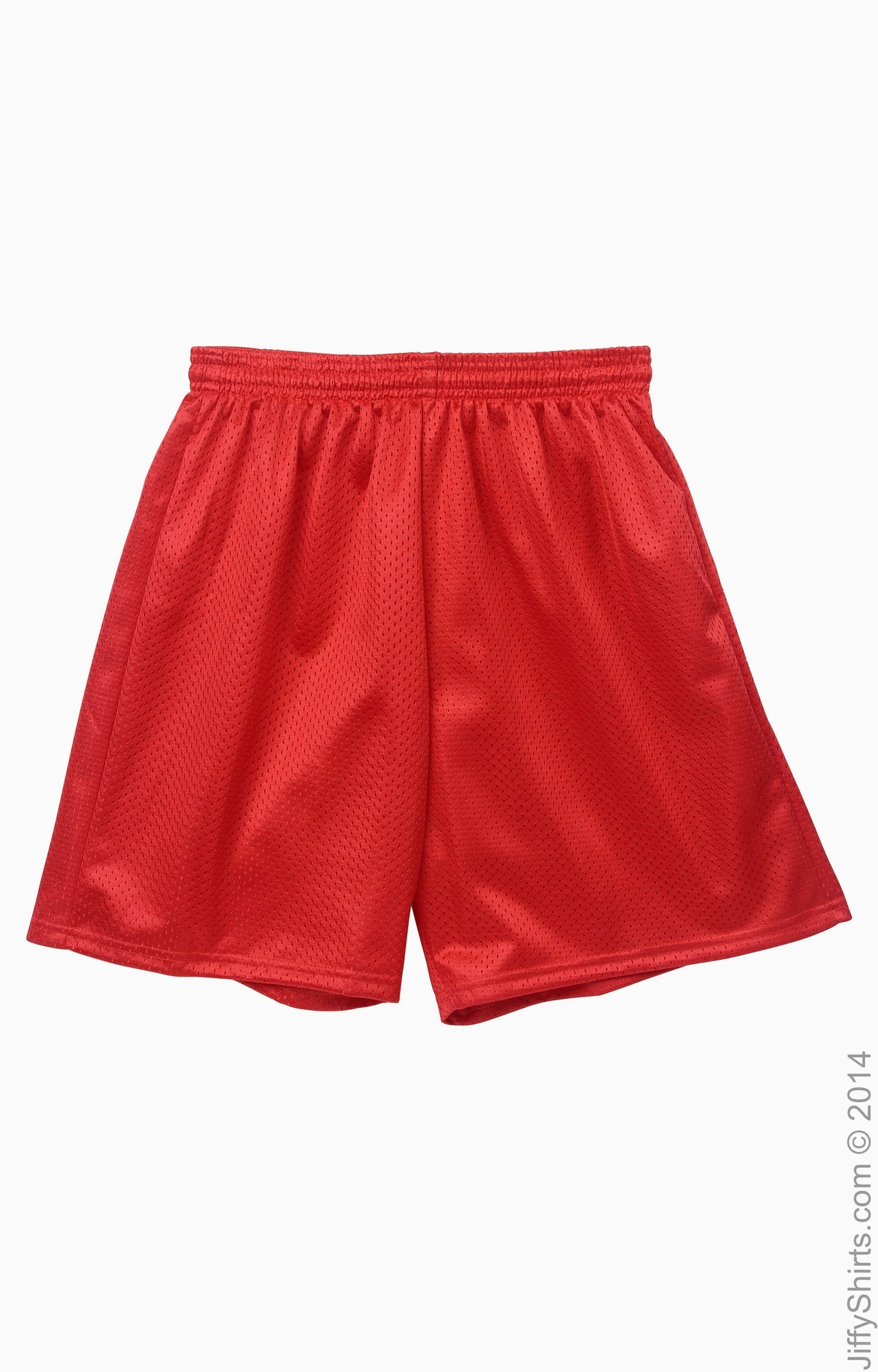 Unisex Nine Inch Inseam Mesh Short - Scarlet