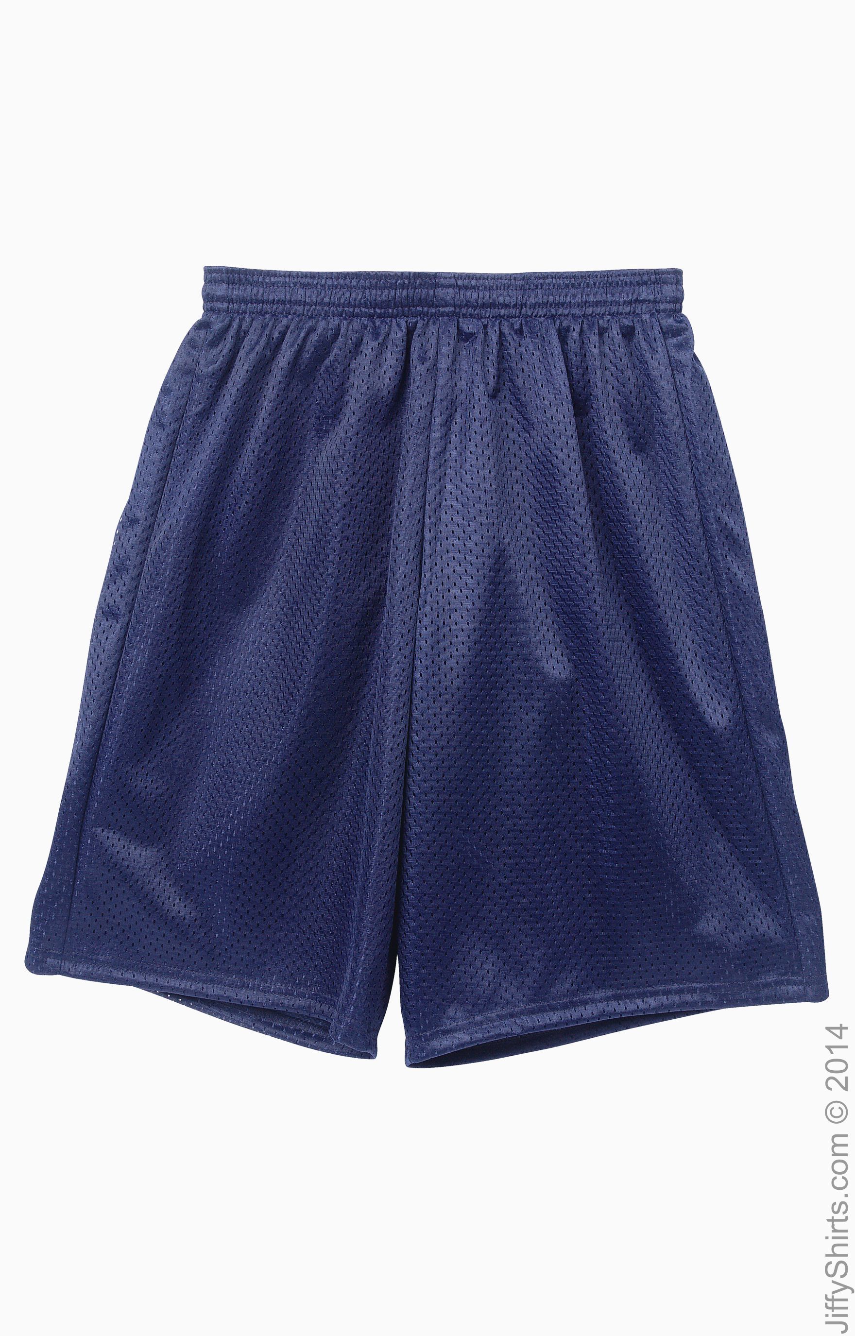 Unisex Nine Inch Inseam Mesh Short - Navy