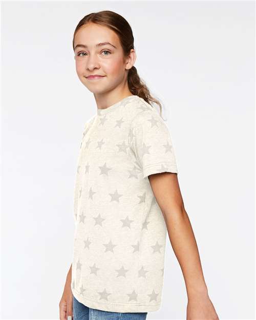 Code Five 2229 Natural Heather Star — on model side