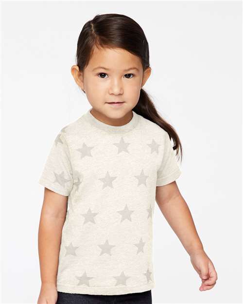 Code Five 3029 Natural Heather Star — on model front