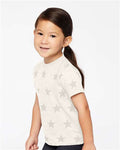 Code Five 3029 Natural Heather Star — on model side
