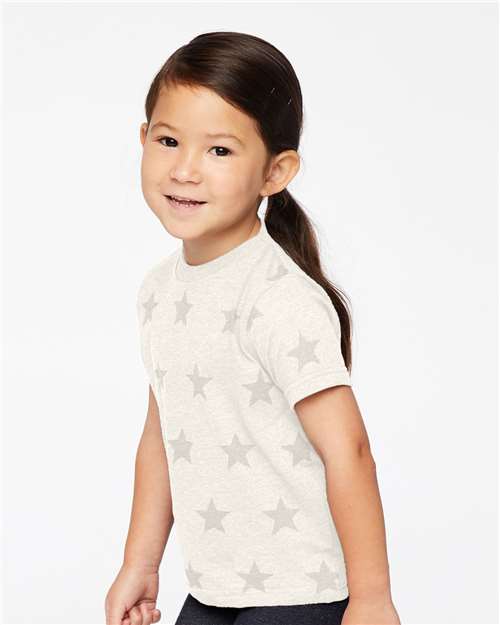 Code Five 3029 Natural Heather Star — on model side