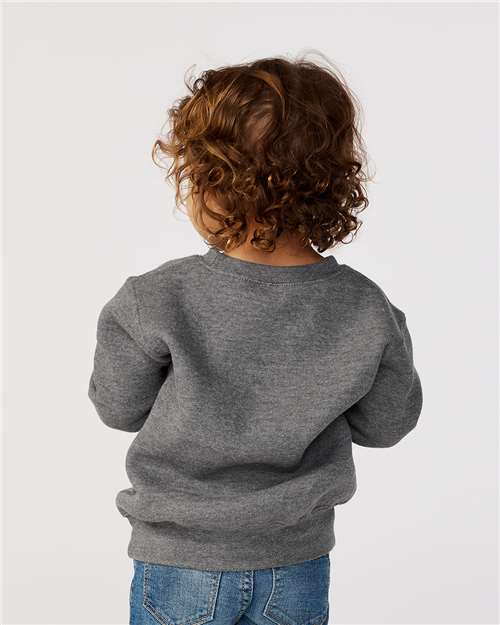 Rabbit Skins 3317 Granite Heather — on model back