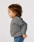 Rabbit Skins 3317 Granite Heather — on model side
