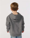 Rabbit Skins 3326 Granite Heather — on model back