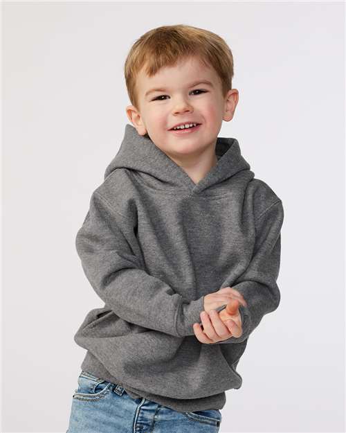 Rabbit Skins 3326 Granite Heather — on model front