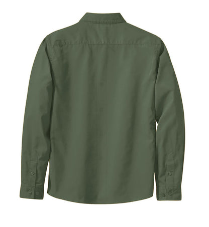 Women's Long Sleeve Easy Care Shirt - Clover Green