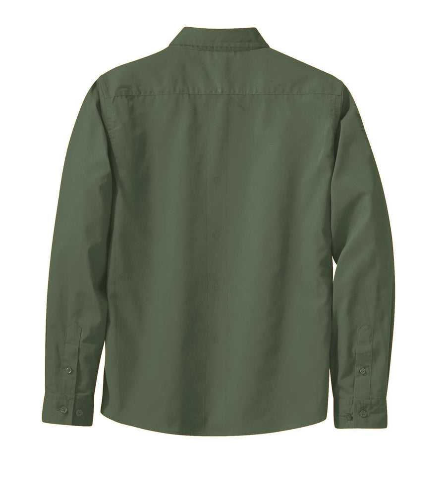 Women's Long Sleeve Easy Care Shirt - Clover Green