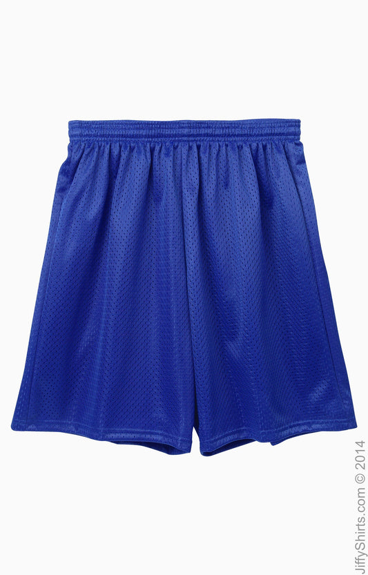 Unisex Seven Inch Inseam Mesh Short - Royal