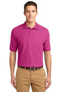 Unisex Silk Touch Polo - Tropical Pink